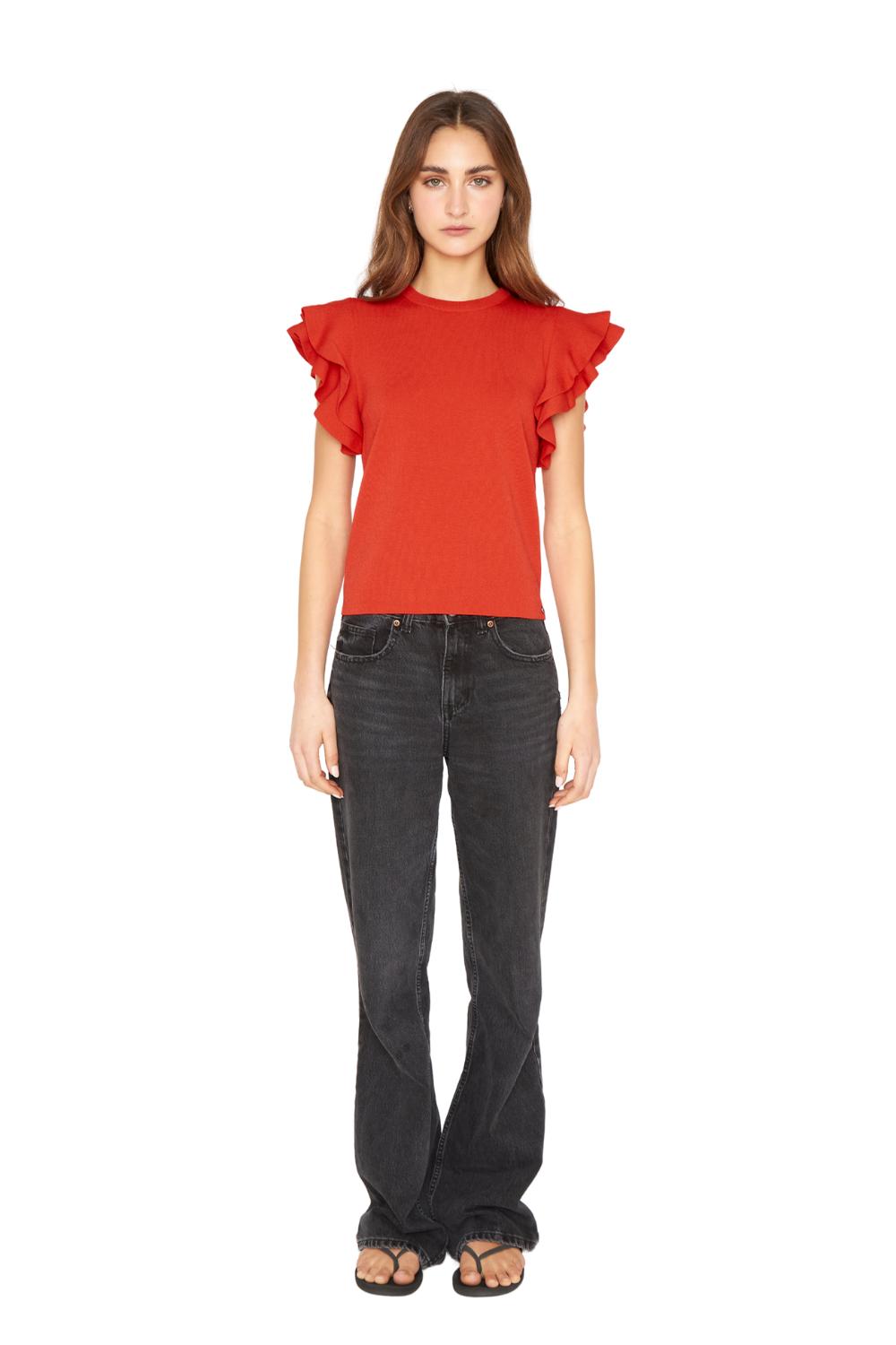 POLERA ALITAS ROJA JACINTA TIENDA - 5