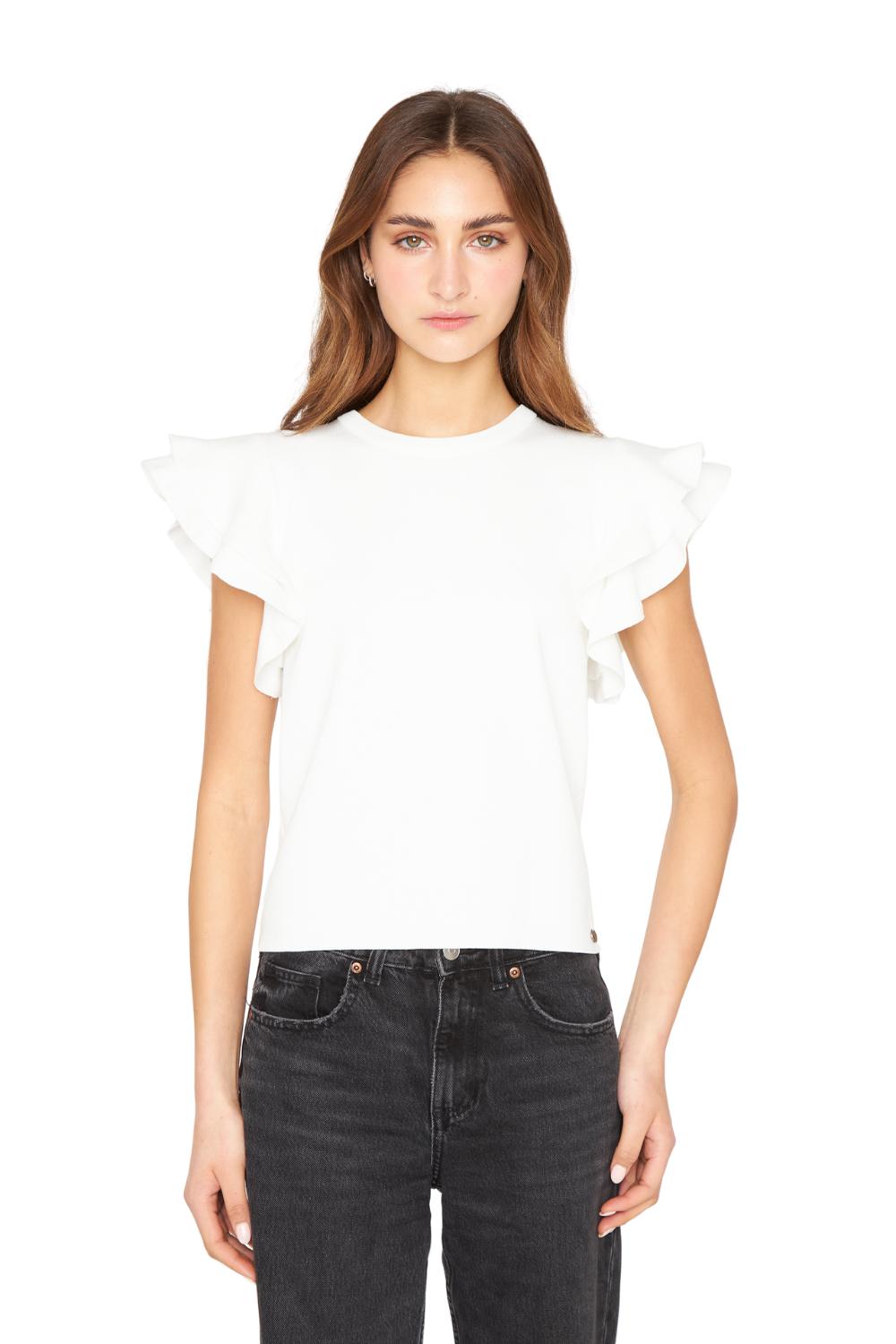 POLERA ALITAS BLANCA JACINTA TIENDA - 1