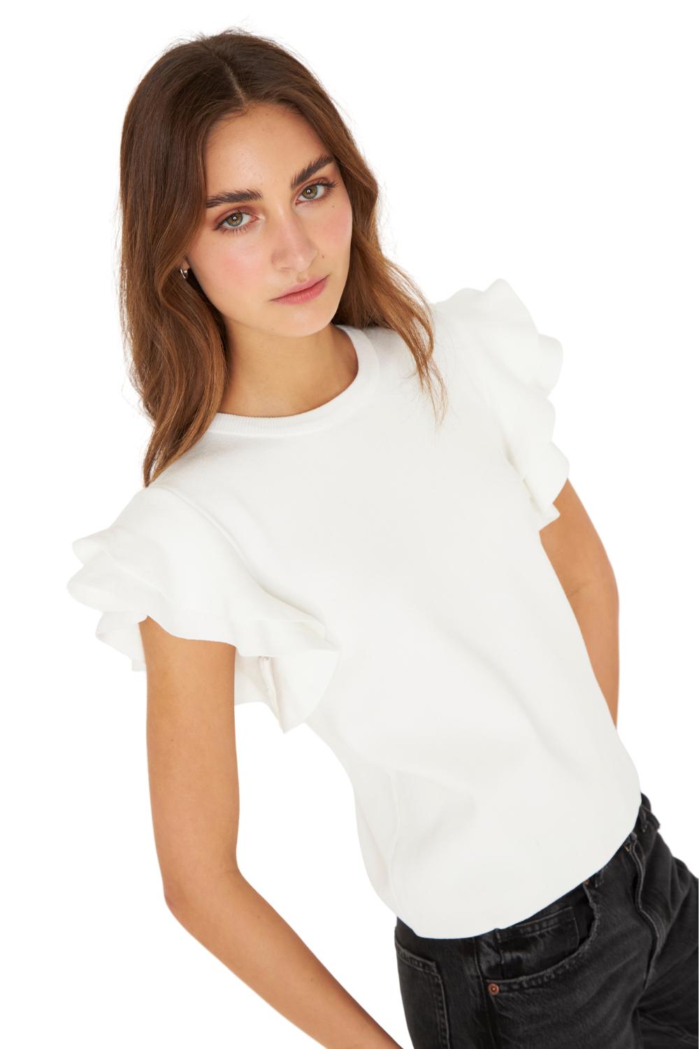 POLERA ALITAS BLANCA JACINTA TIENDA - 4
