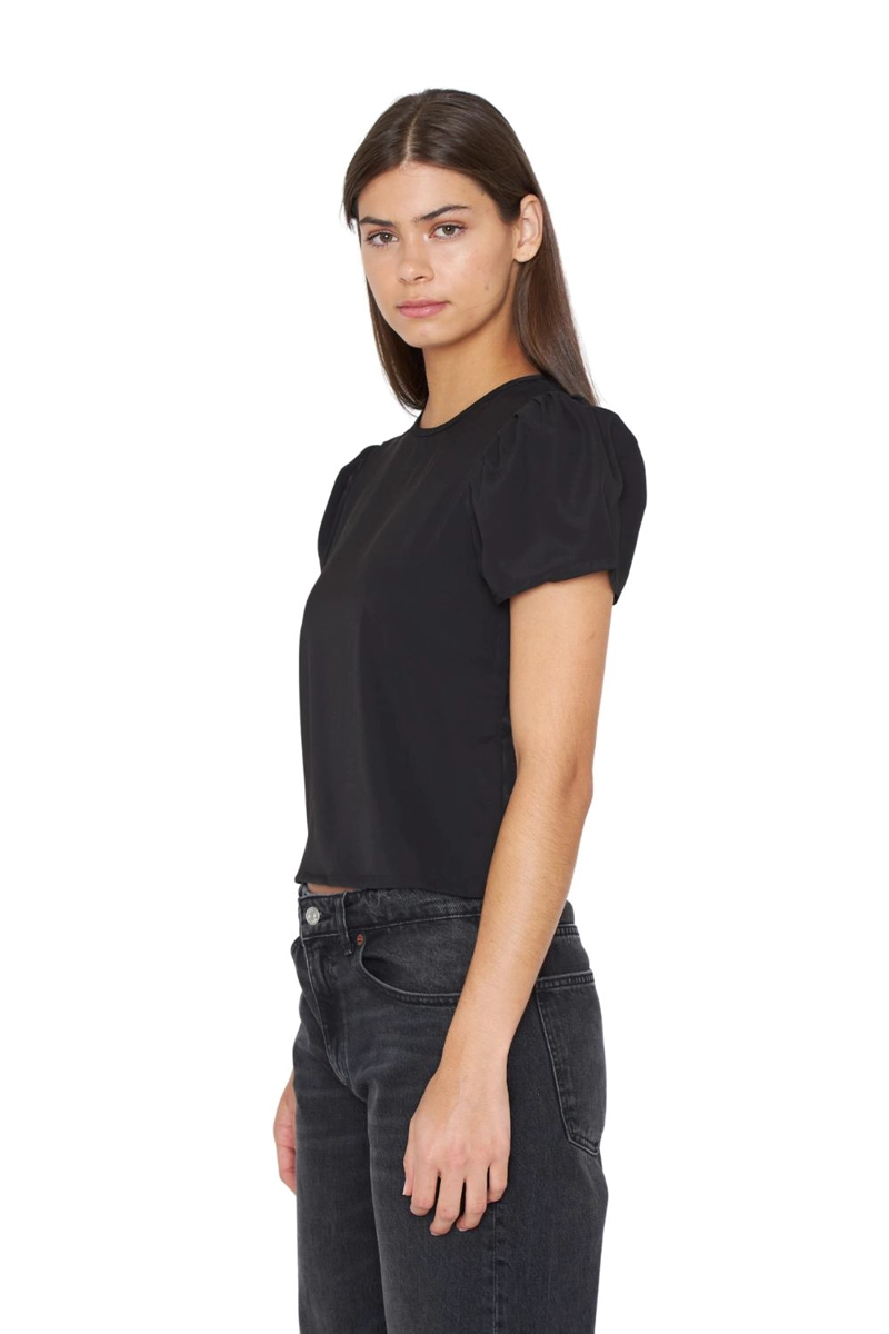 BLUSA OLIVIA III SATIN NEGRA JACINTA TIENDA - 3