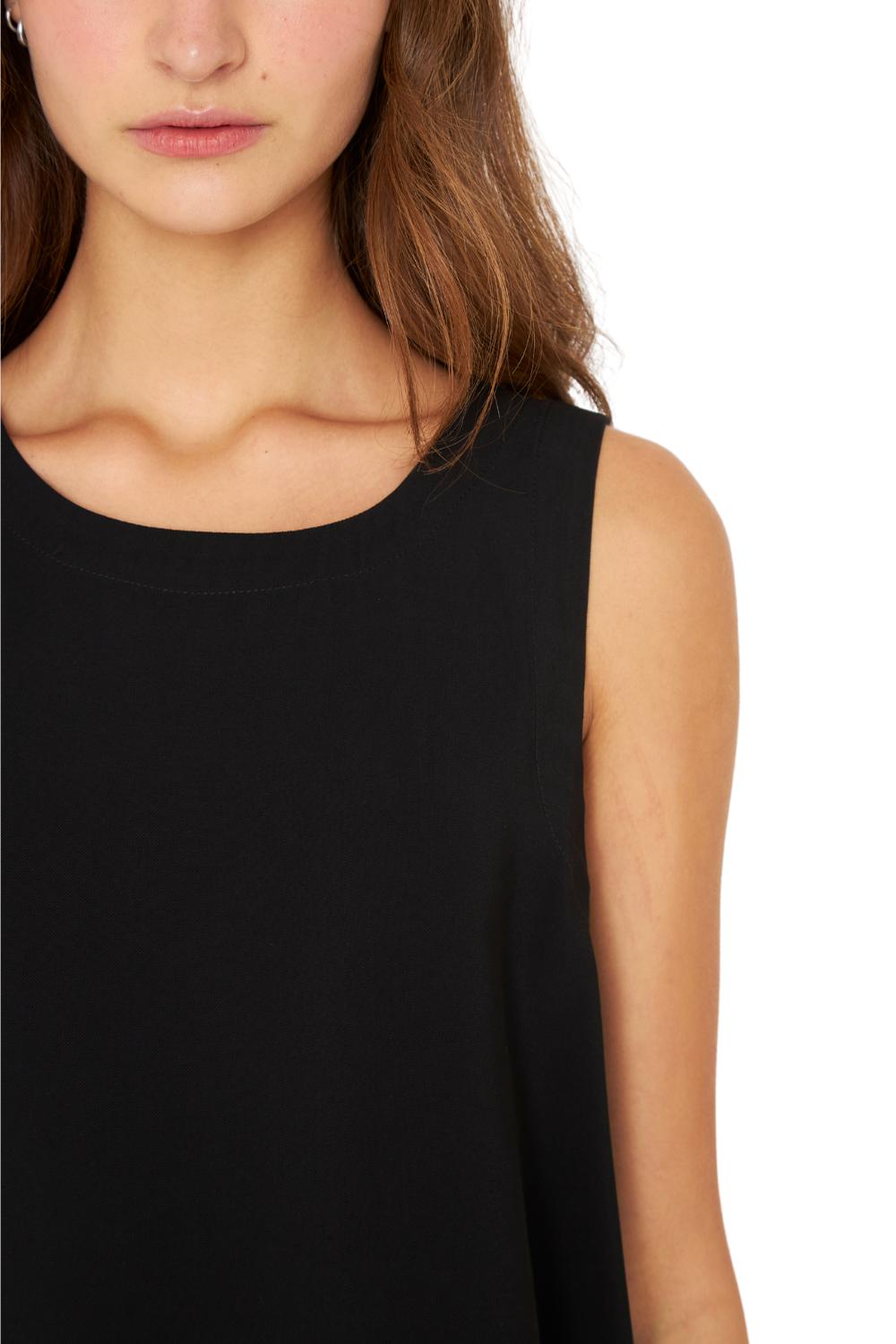 POLERA ANA SIN MANGAS NEGRA JACINTA TIENDA - 5