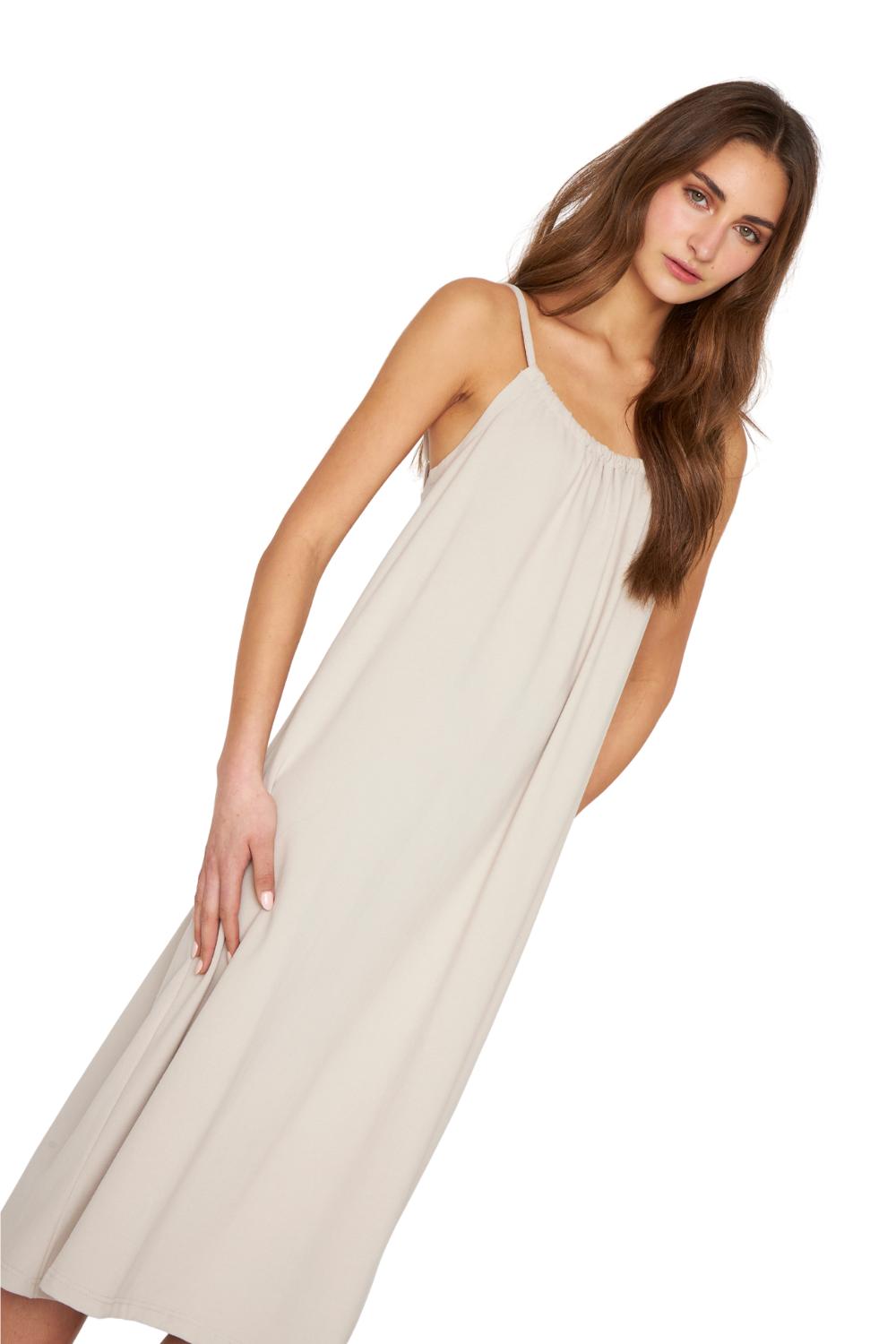VESTIDO ESTELA CRUDO JACINTA TIENDA - 1