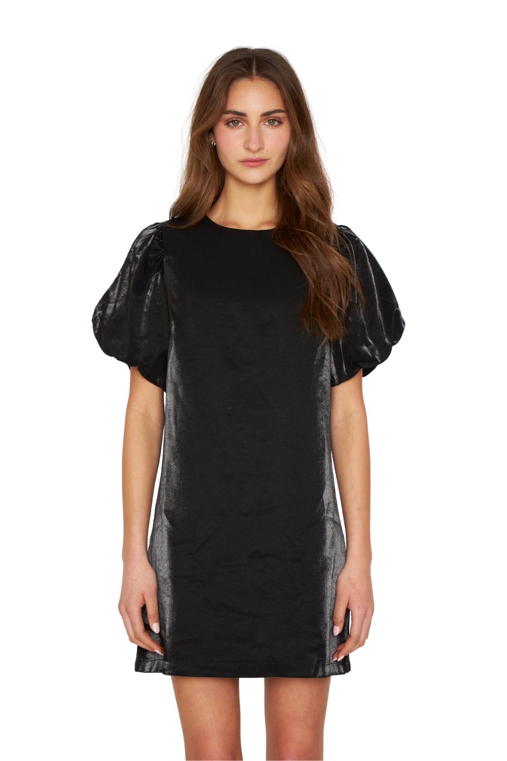VESTIDO SIENA BRIGHT NEGRO JACINTA TIENDA - 1