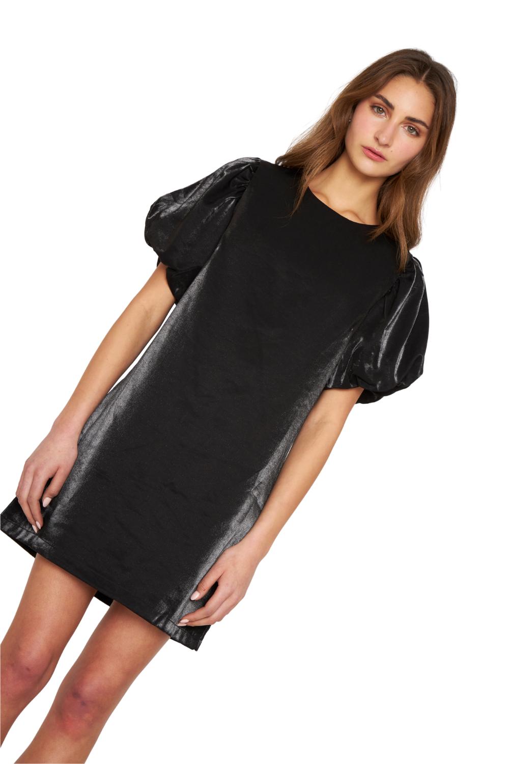 VESTIDO SIENA BRIGHT NEGRO JACINTA TIENDA - 5