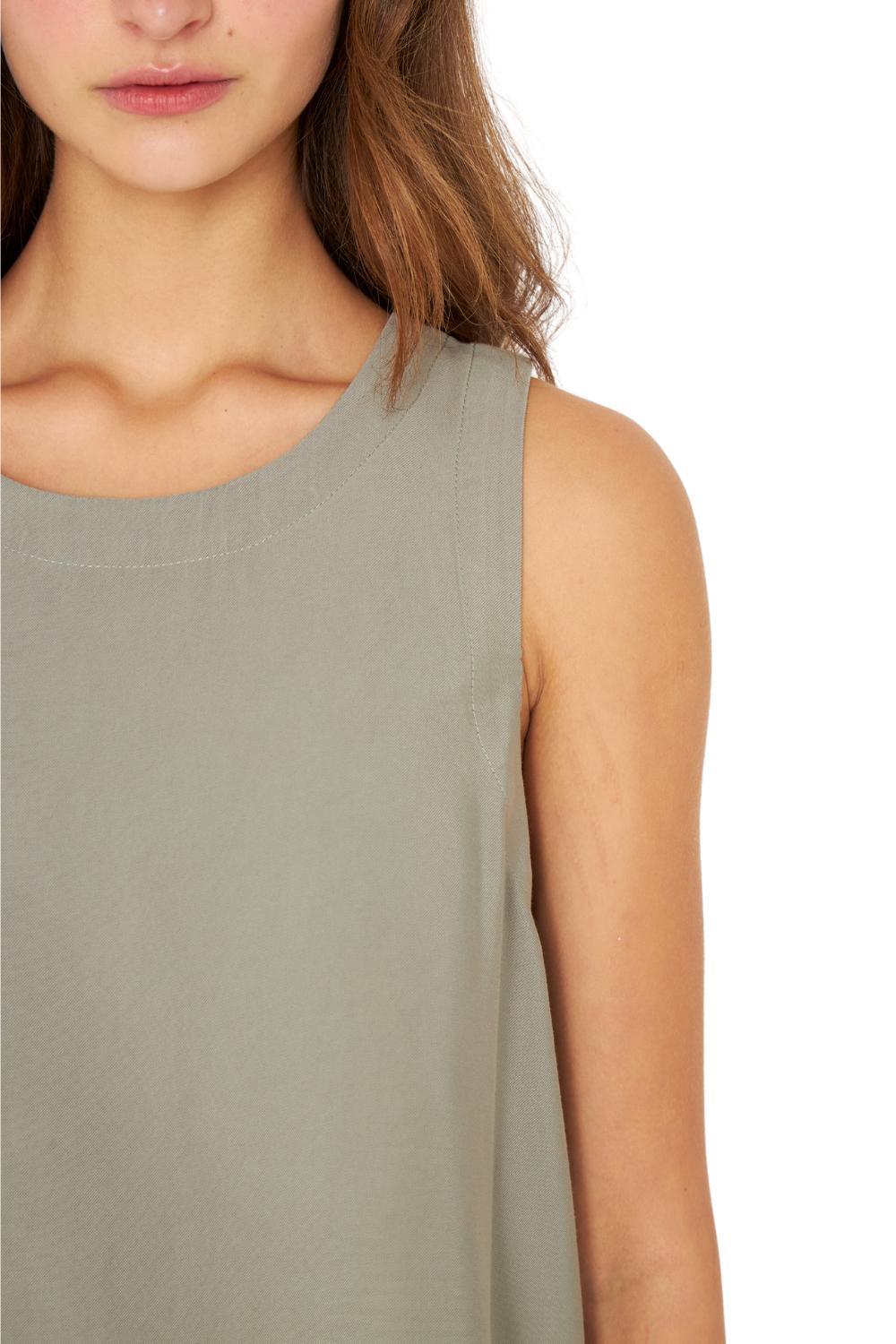 POLERA ANA SIN MANGAS VERDE JACINTA TIENDA - 5