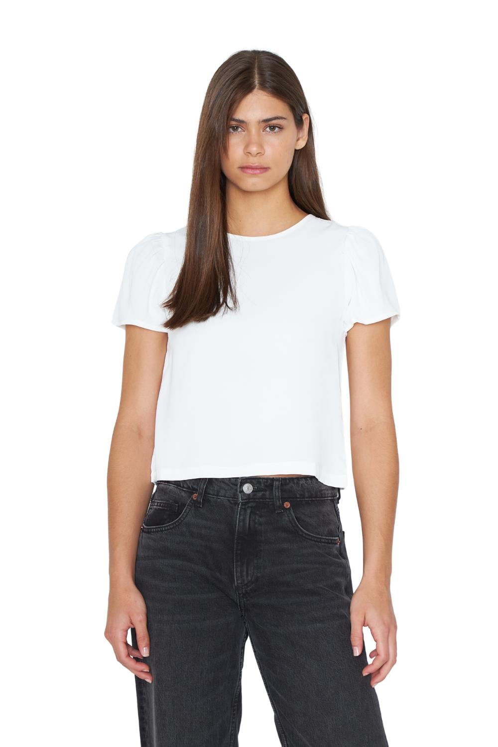 BLUSA OLIVIA SATIN BLANCA JACINTA TIENDA - 1