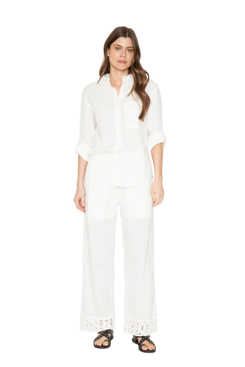 BLUSA LINO AME BLANCA JACINTA TIENDA - 1