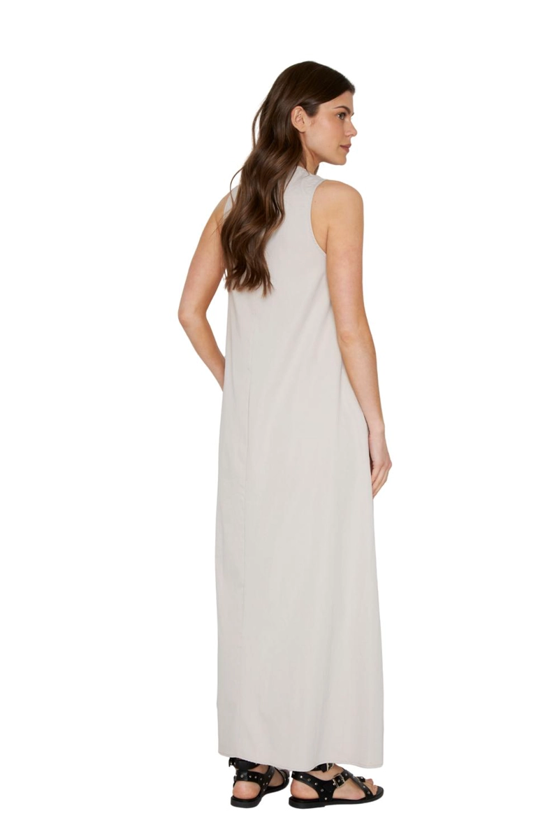 VESTIDO ELENA LARGO CRUDO JACINTA TIENDA - 3