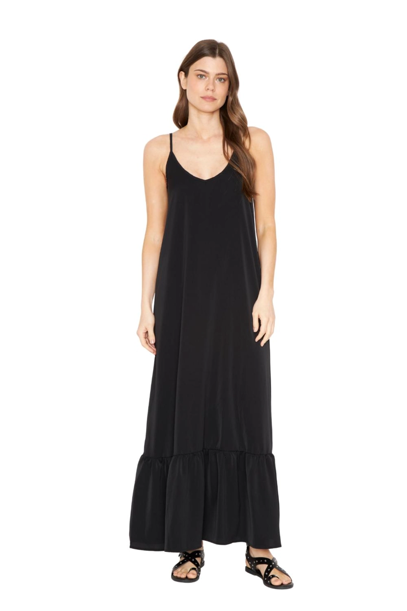 VESTIDO LIBRA NEGRO JACINTA TIENDA - 1