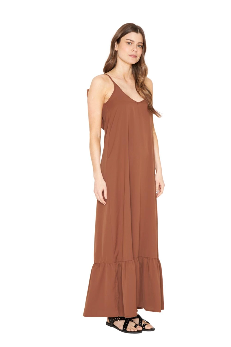 VESTIDO LIBRA CAFE  JACINTA TIENDA - 2