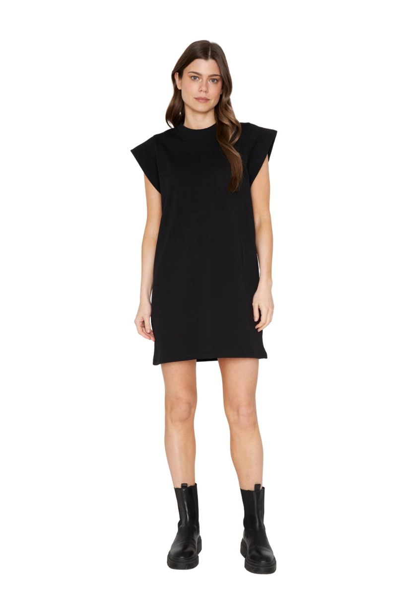VESTIDO LARA RIB NEGRO JACINTA TIENDA - 1