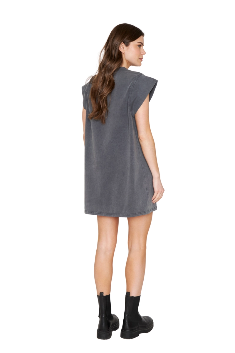 VESTIDO LARA RIB GRIS JACINTA TIENDA - 3