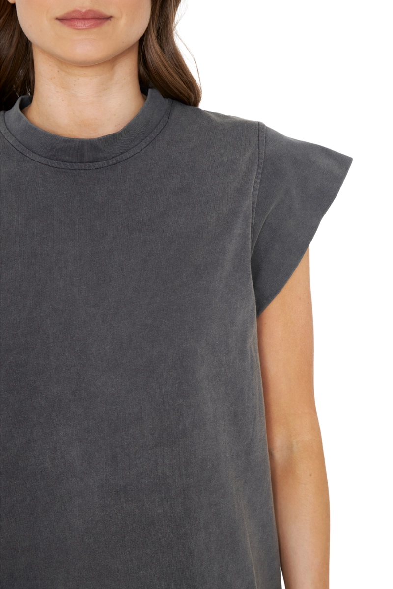 VESTIDO LARA RIB GRIS JACINTA TIENDA - 5
