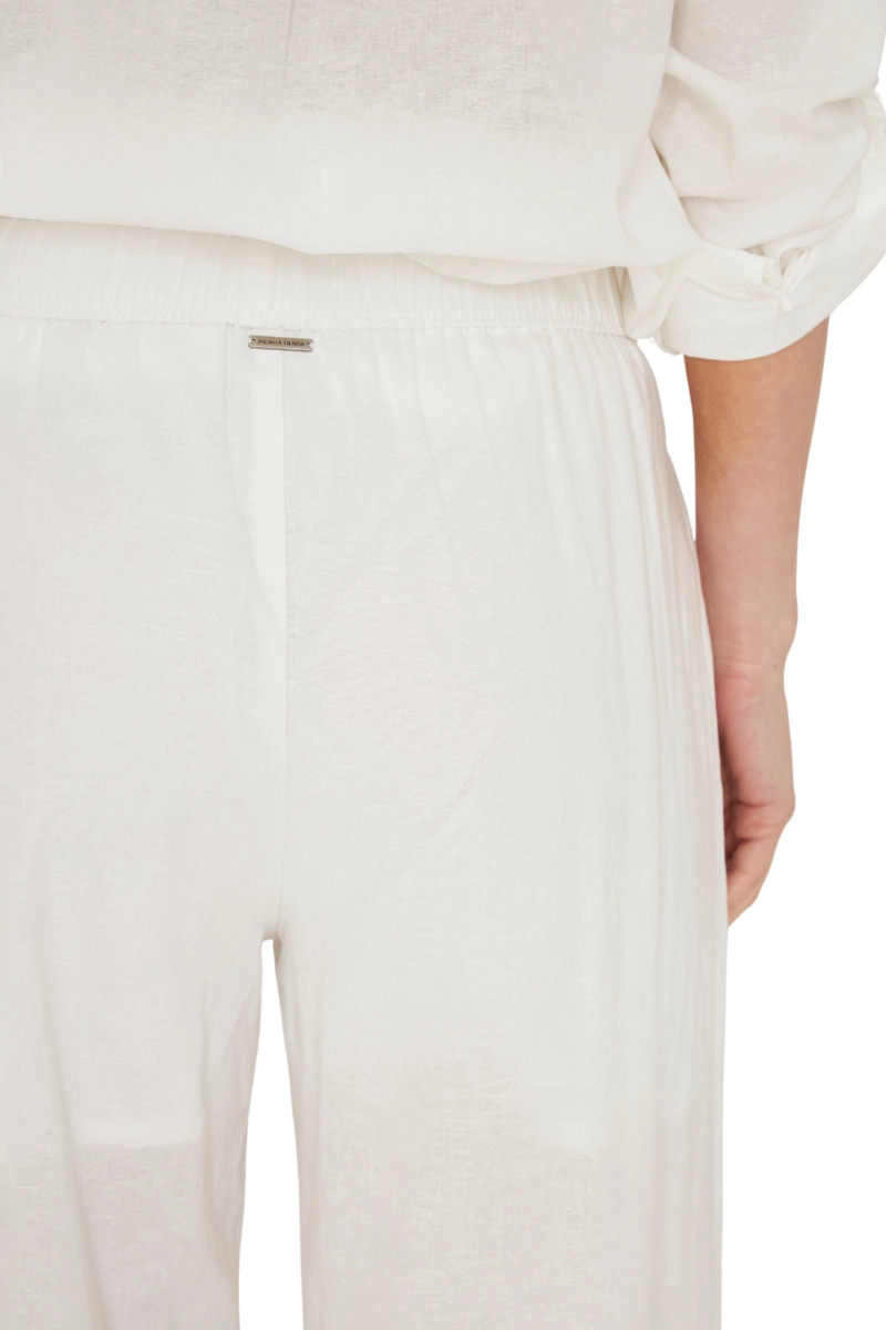 PANTALON LINO AME BLANCO JACINTA TIENDA - 4