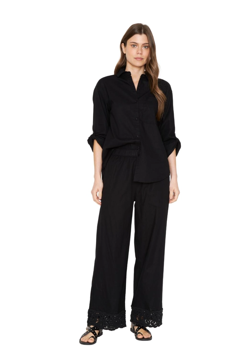 PANTALON LINO AME NEGRO JACINTA TIENDA - 1