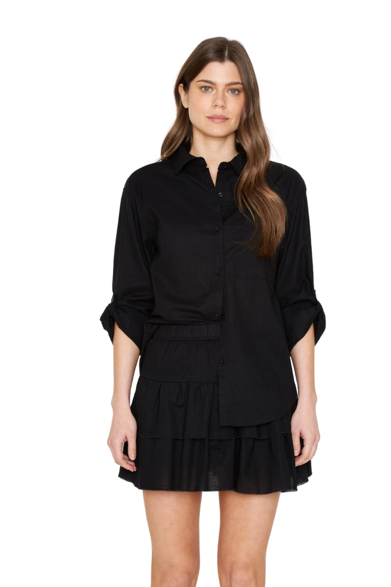 FALDA LINO AME NEGRA JACINTA TIENDA - 1