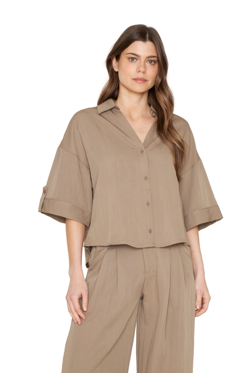BLUSA ELENA CAFE  JACINTA TIENDA - 1