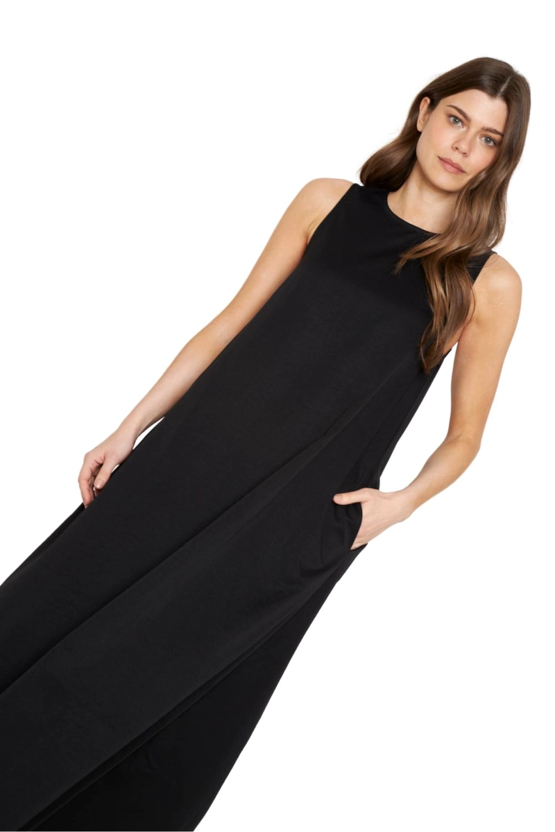 VESTIDO ELENA LARGO NEGRO JACINTA TIENDA - 2