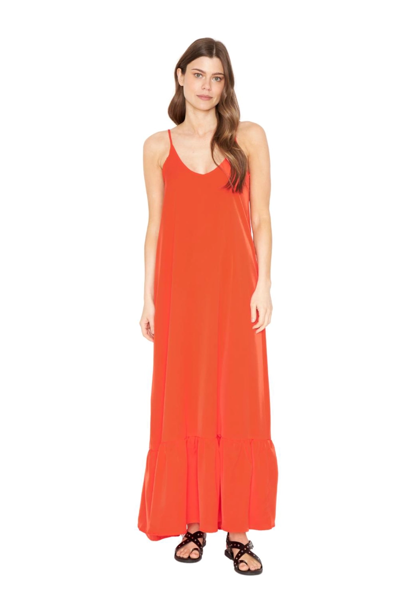 VESTIDO LIBRA CORAL JACINTA TIENDA - 1