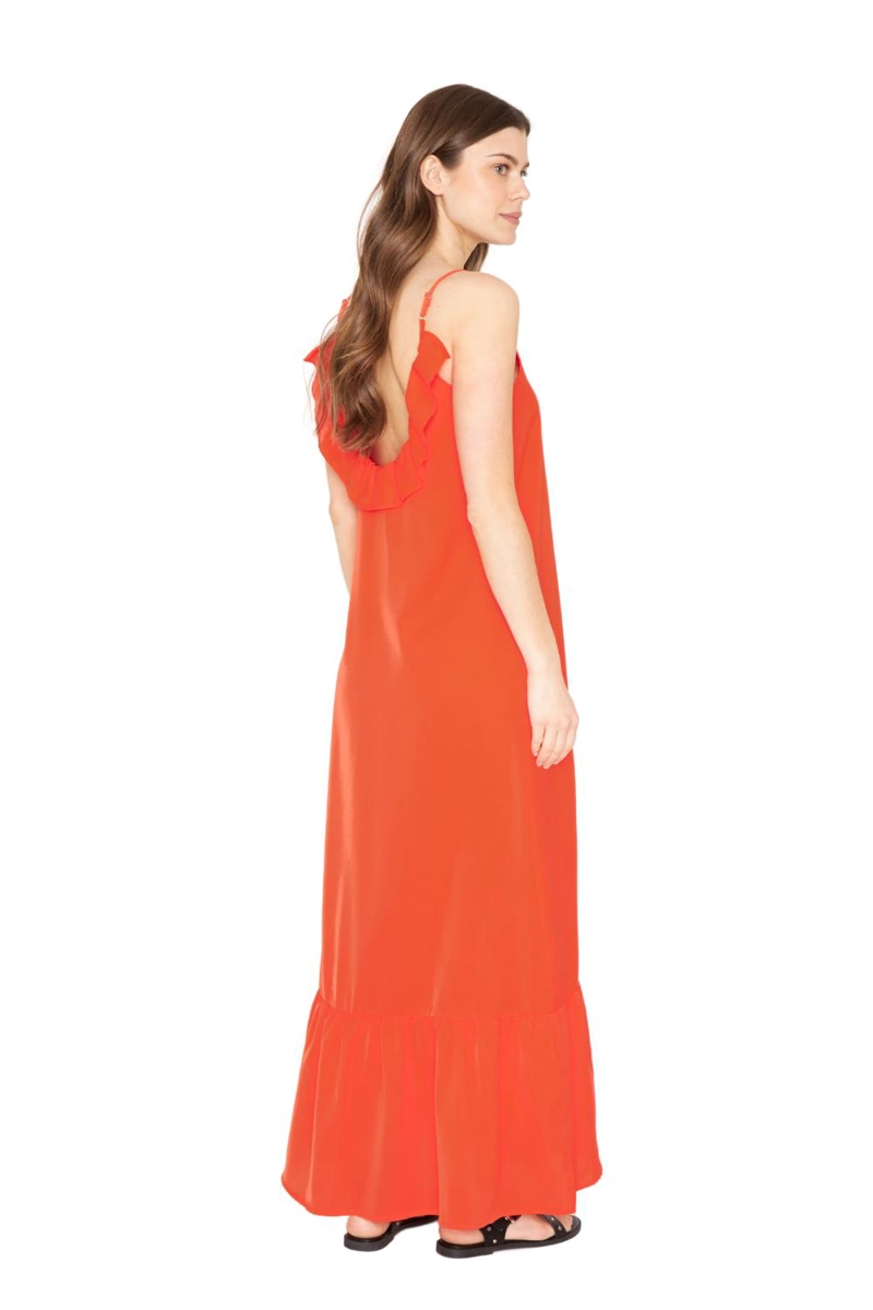 VESTIDO LIBRA CORAL JACINTA TIENDA - 3