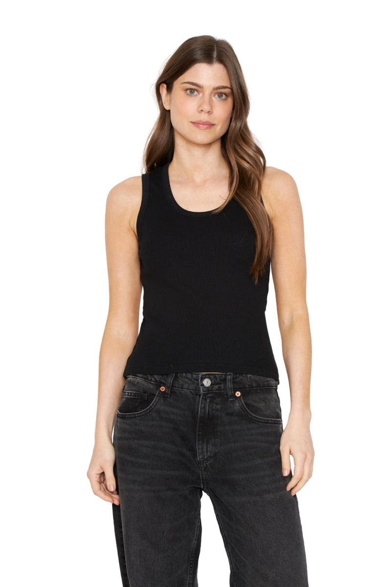 POLERA MAE CUELLO REDONDO NEGRA JACINTA TIENDA - 1