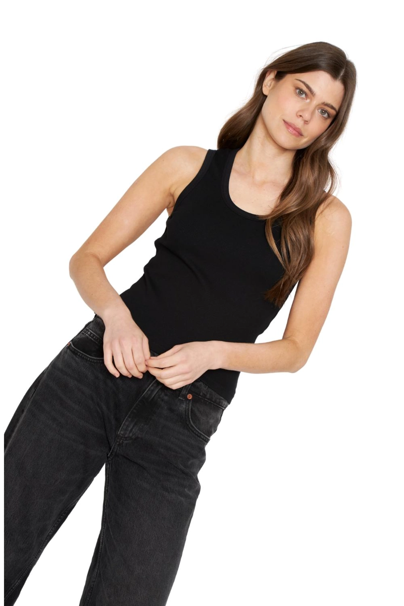 POLERA MAE CUELLO REDONDO NEGRA JACINTA TIENDA - 4