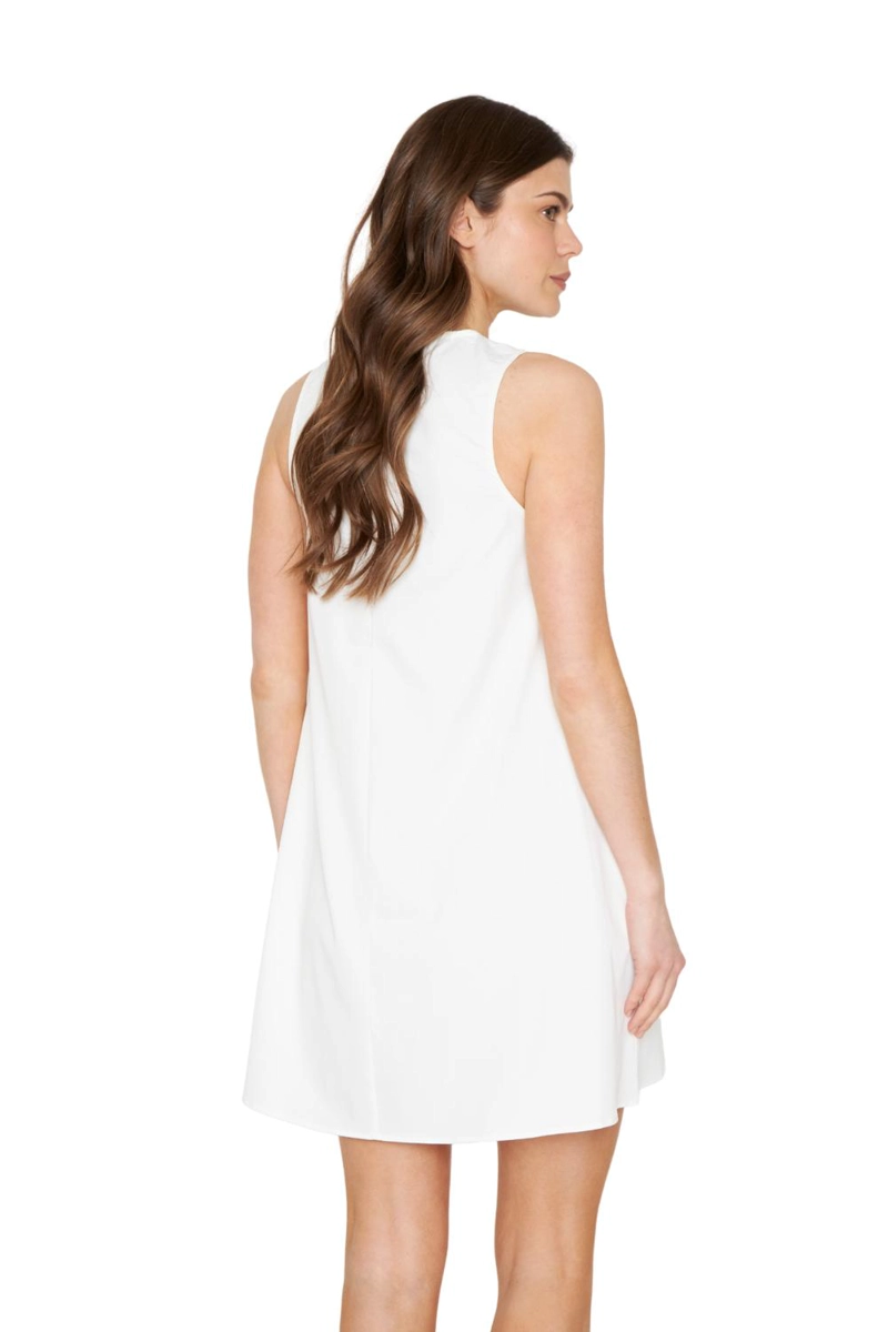 VESTIDO ELENA CORTO BLANCO JACINTA TIENDA - 4