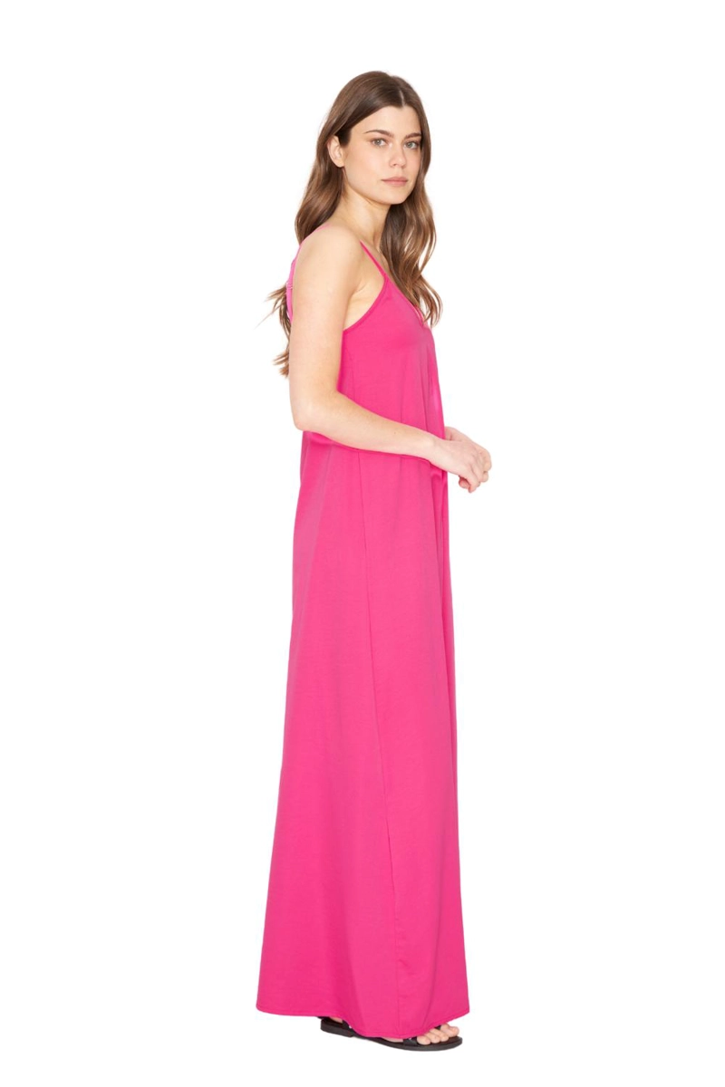 VESTIDO ARIES FUCSIA JACINTA TIENDA - 4