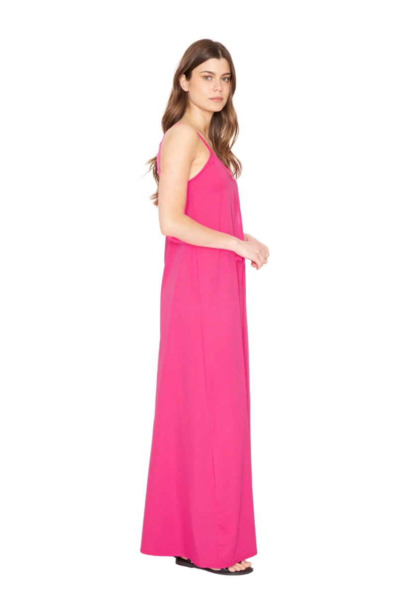 VESTIDO ARIES FUCSIA JACINTA TIENDA - 4