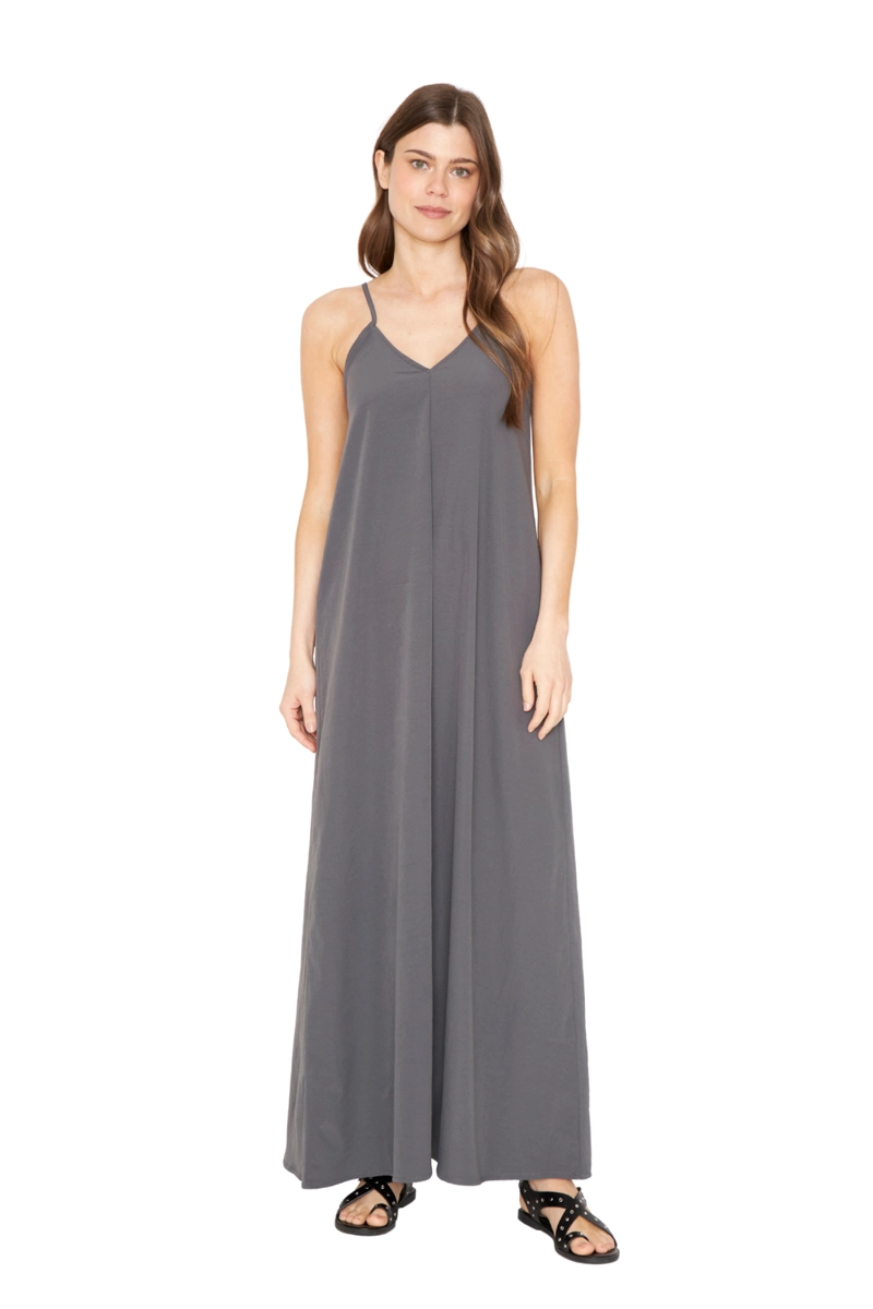 VESTIDO ARIES GRIS JACINTA TIENDA - 1