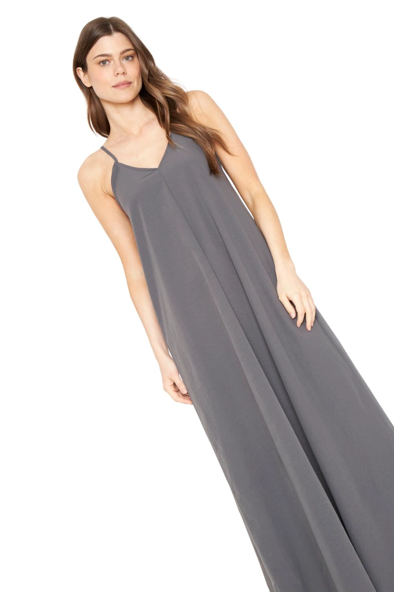 VESTIDO ARIES GRIS JACINTA TIENDA - 2