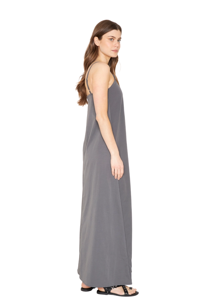 VESTIDO ARIES GRIS JACINTA TIENDA - 3