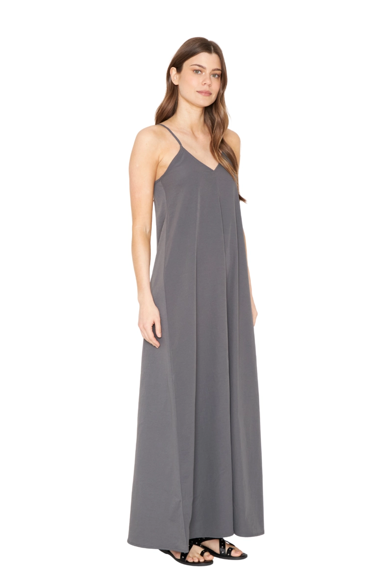VESTIDO ARIES GRIS JACINTA TIENDA - 4