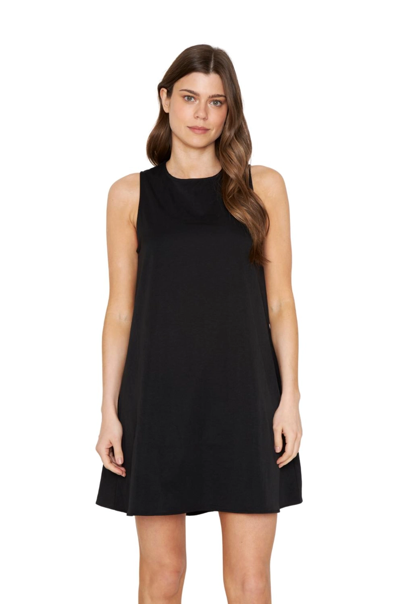 VESTIDO ELENA CORTO NEGRO JACINTA TIENDA - 1