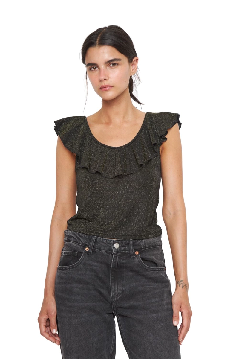 POLERA OLIMPIA BRIGHT NEGRA JACINTA TIENDA - 1