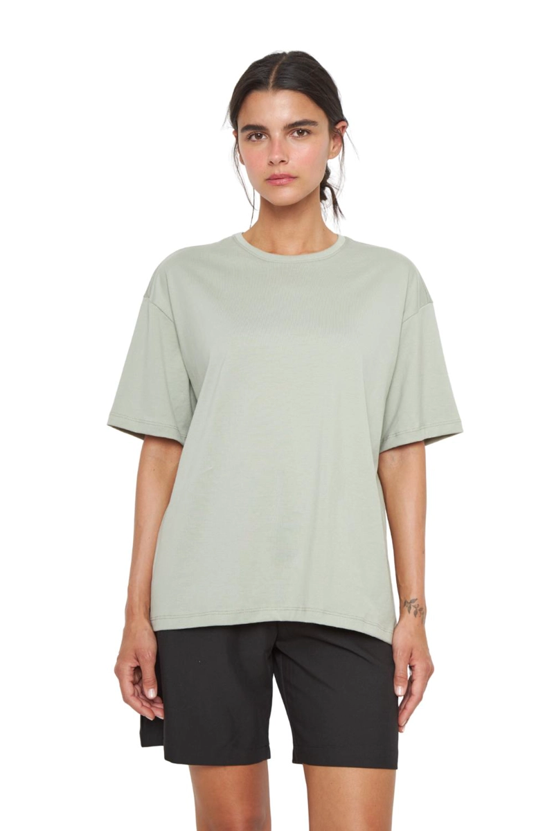 POLERA JACINTA PIMA OVERSIZE VERDE JACINTA TIENDA - 1