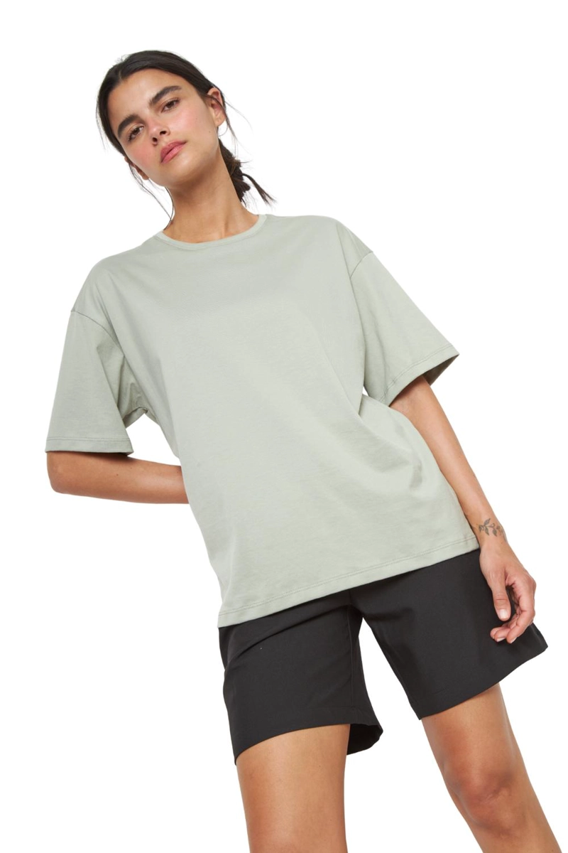POLERA JACINTA PIMA OVERSIZE VERDE JACINTA TIENDA - 2