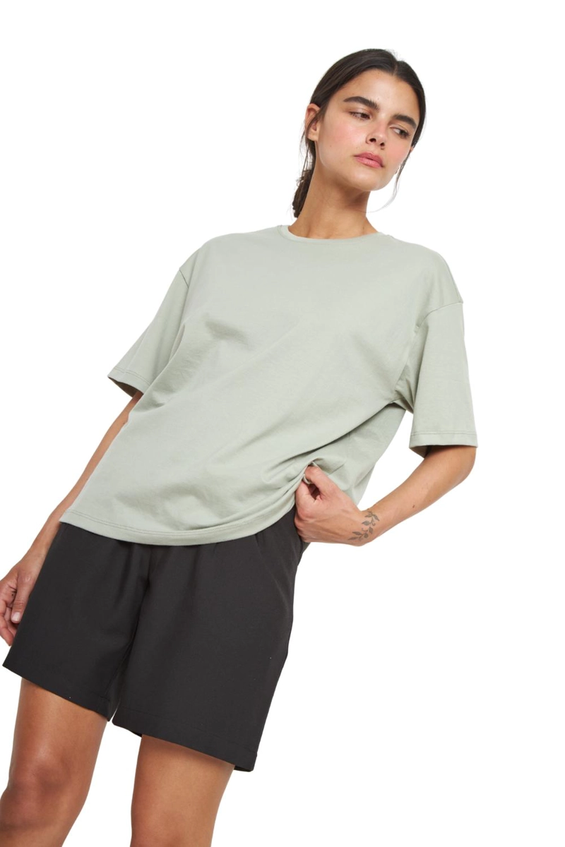 POLERA JACINTA PIMA OVERSIZE VERDE JACINTA TIENDA - 5