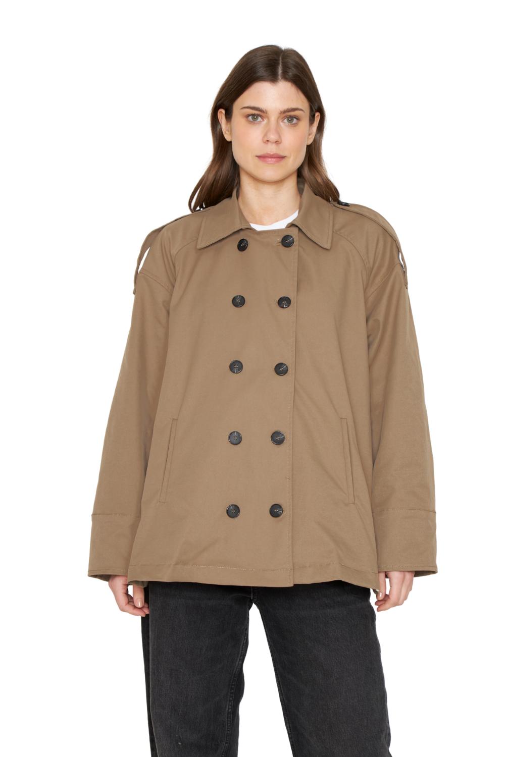 TRENCH COAT CLOE CAFE  JACINTA TIENDA - 3