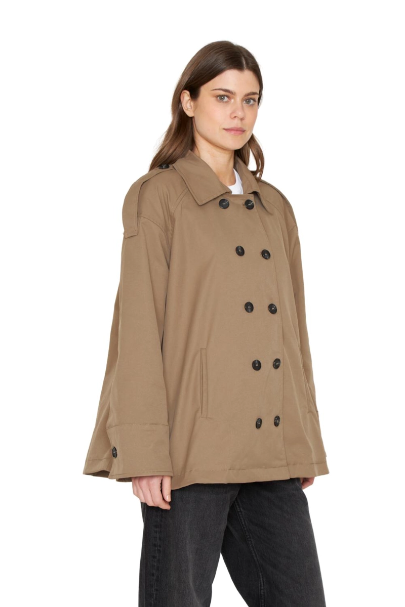 TRENCH COAT CLOE CAFE  JACINTA TIENDA - 4