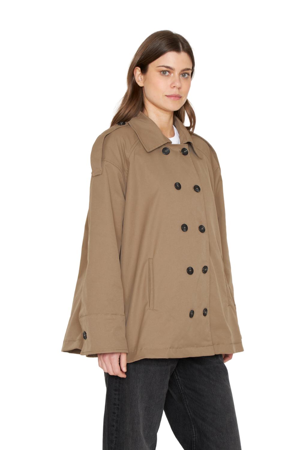TRENCH COAT CLOE CAFE  JACINTA TIENDA - 4