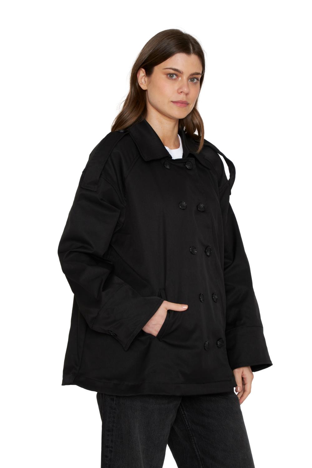 TRENCH COAT CLOE NEGRO JACINTA TIENDA - 4