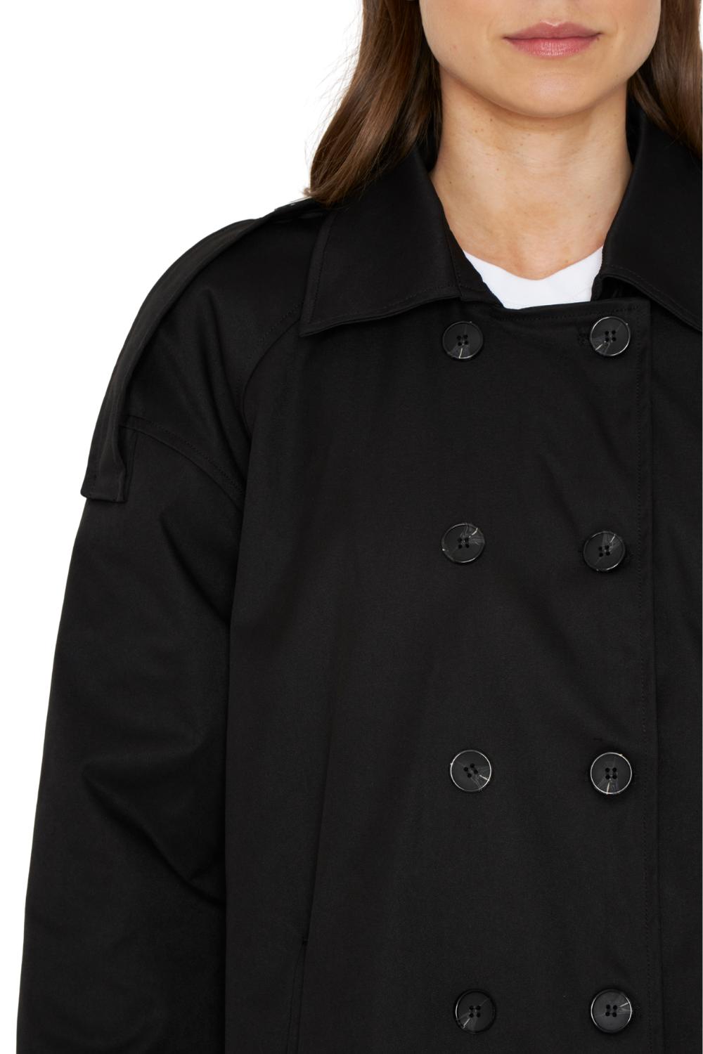 TRENCH COAT CLOE NEGRO JACINTA TIENDA - 5