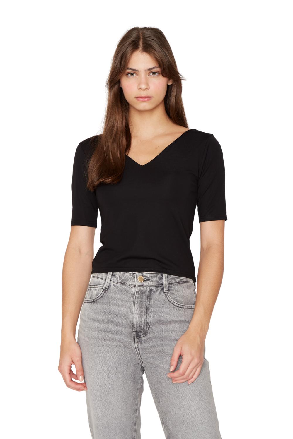 POLERA ELISA NEGRA JACINTA TIENDA - 1