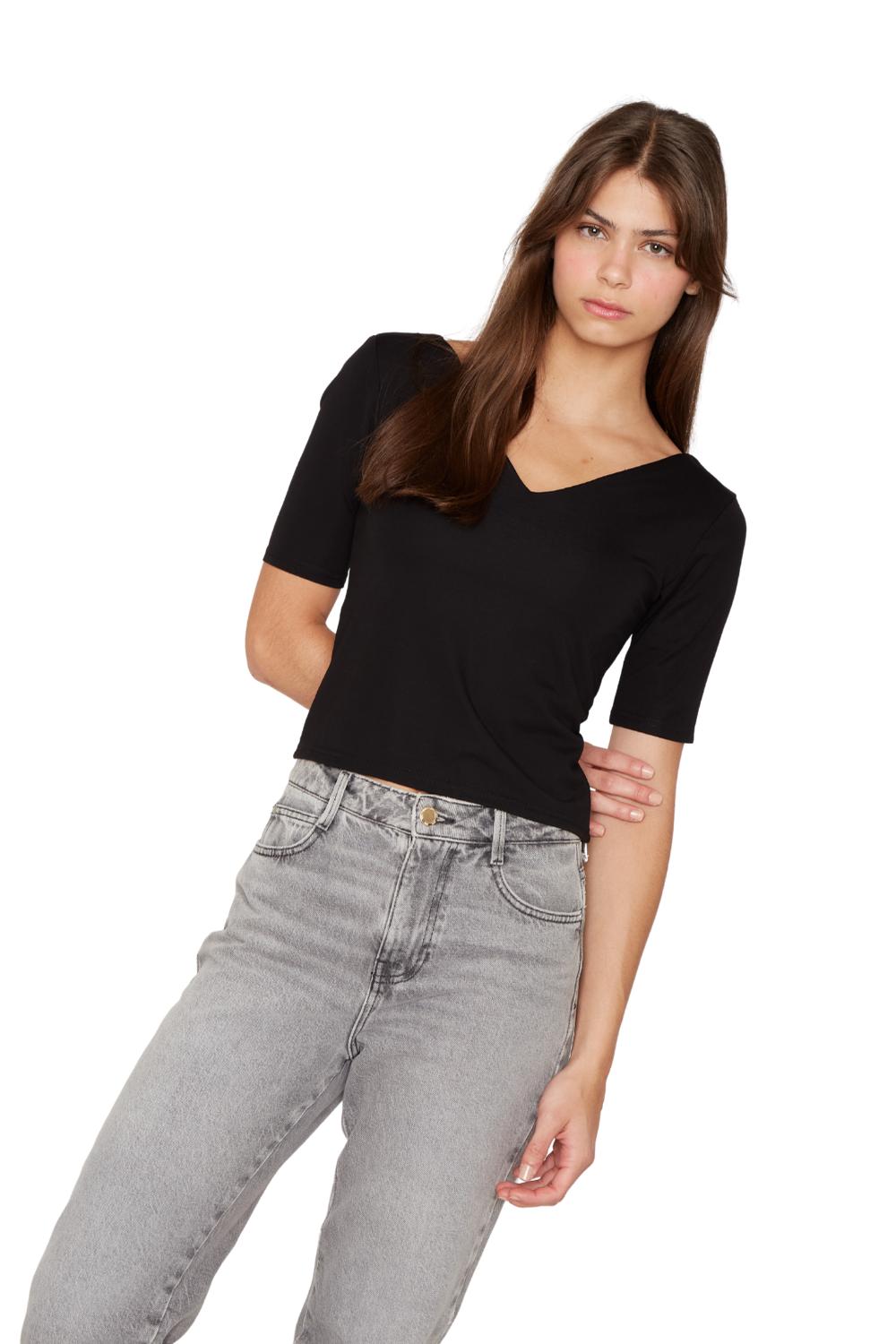 POLERA ELISA NEGRA JACINTA TIENDA - 2