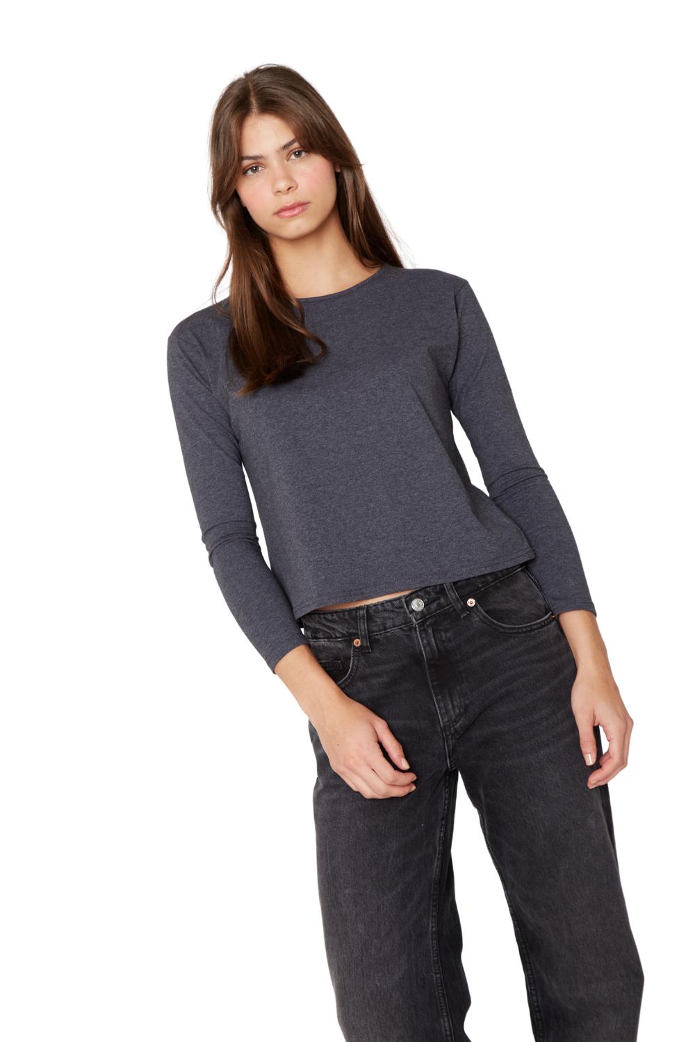 POLERA BIANCA II GRIS OSCURA JACINTA TIENDA - 4