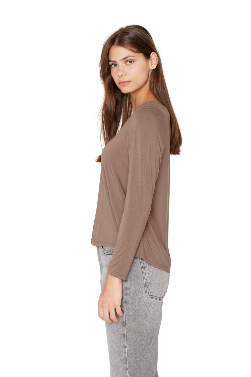 POLERA FRIDA III CAFE  JACINTA TIENDA - 3