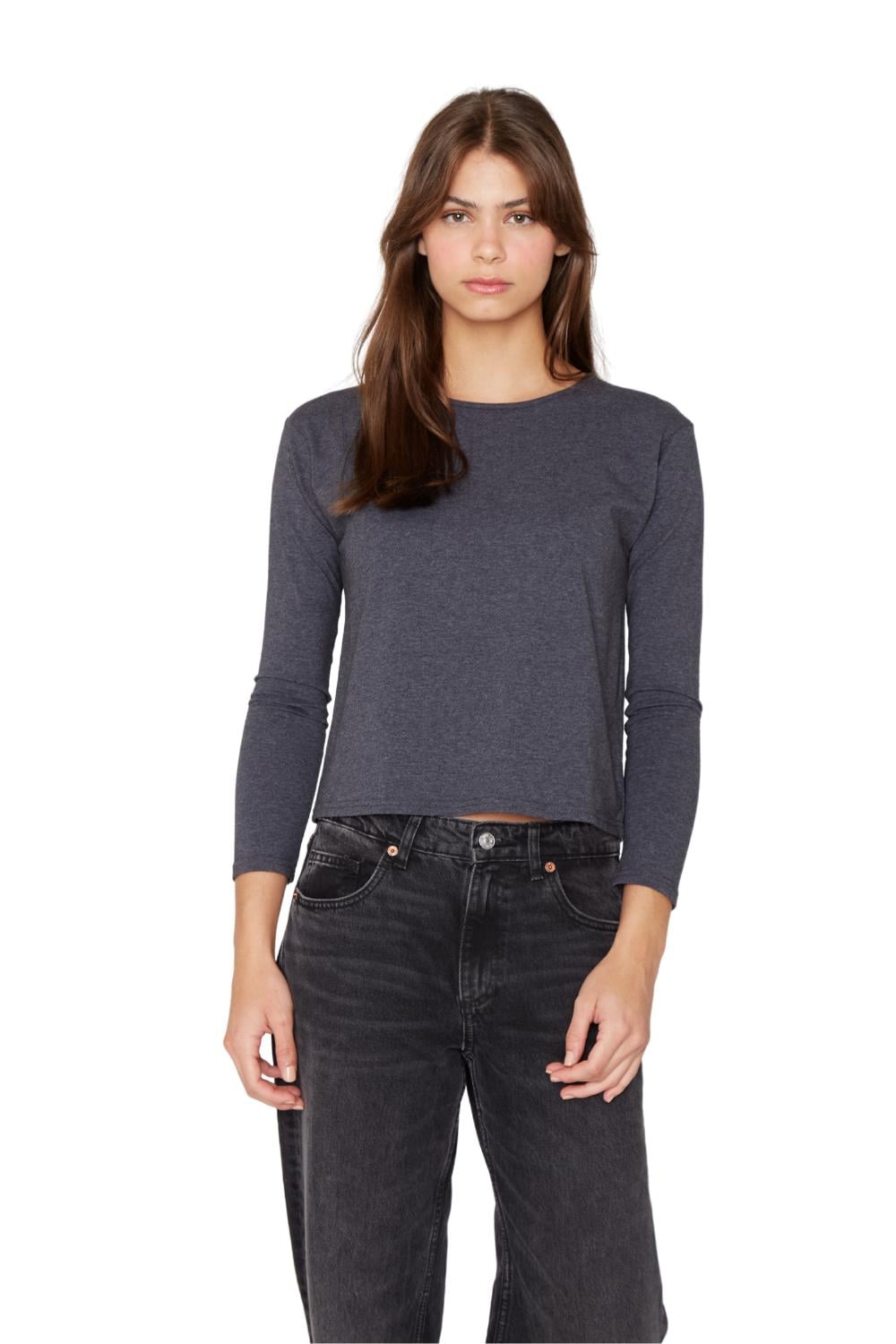 POLERA CLARA II GRIS OSCURO JACINTA TIENDA - 1