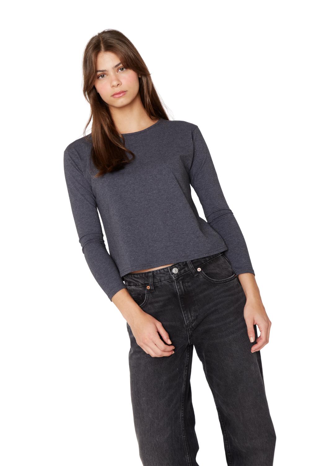 POLERA CLARA II GRIS OSCURO JACINTA TIENDA - 2