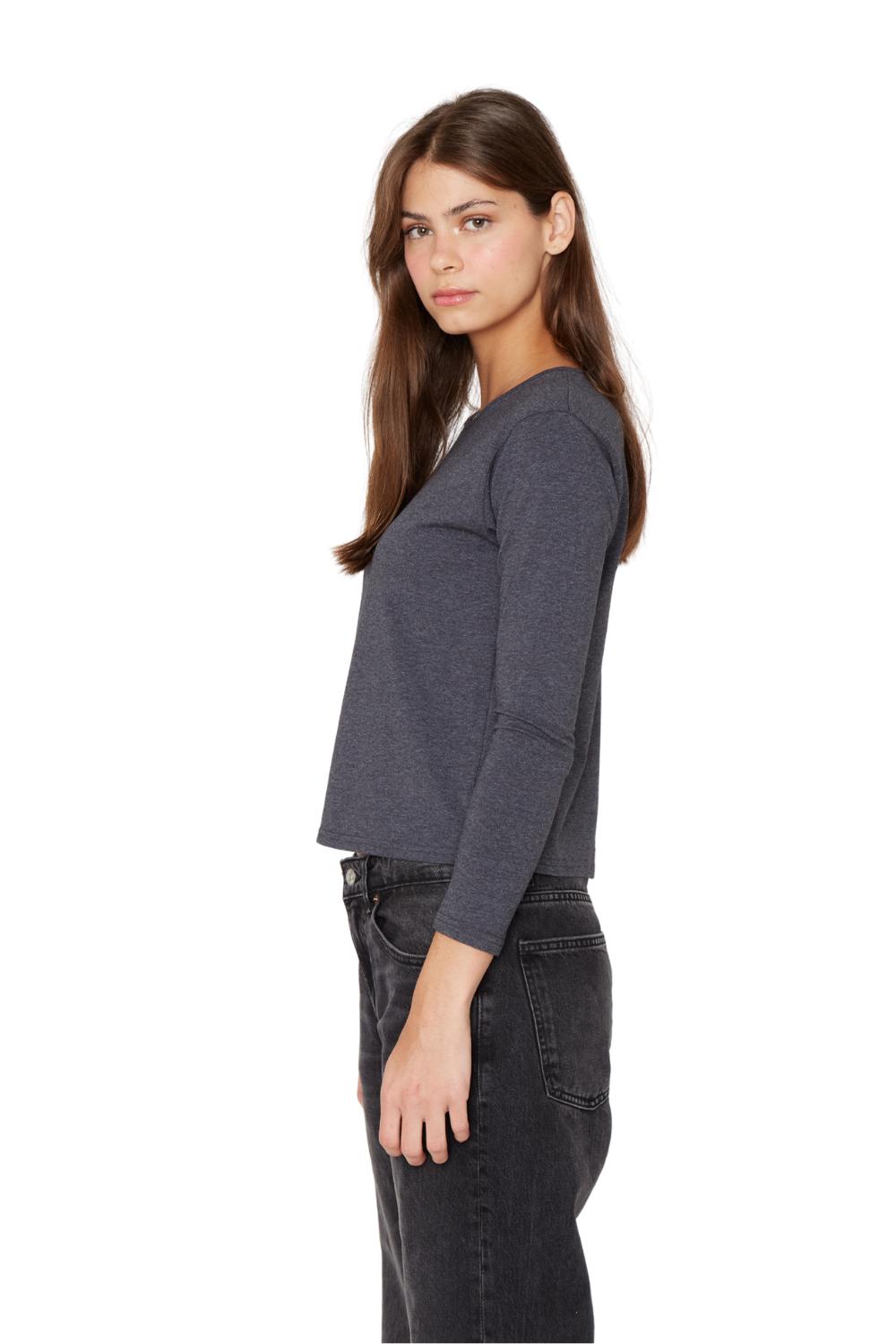 POLERA CLARA II GRIS OSCURO JACINTA TIENDA - 3